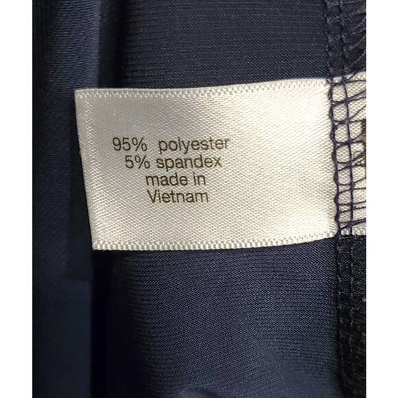 Lane Bryant Hi Low Polyester Shirt Royal Blue Blouse Plus Size 26/28 - Picture 7 of 7